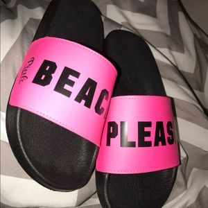 Pink sandals